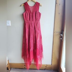 BCBG Maxazria Size 4 Red Dress